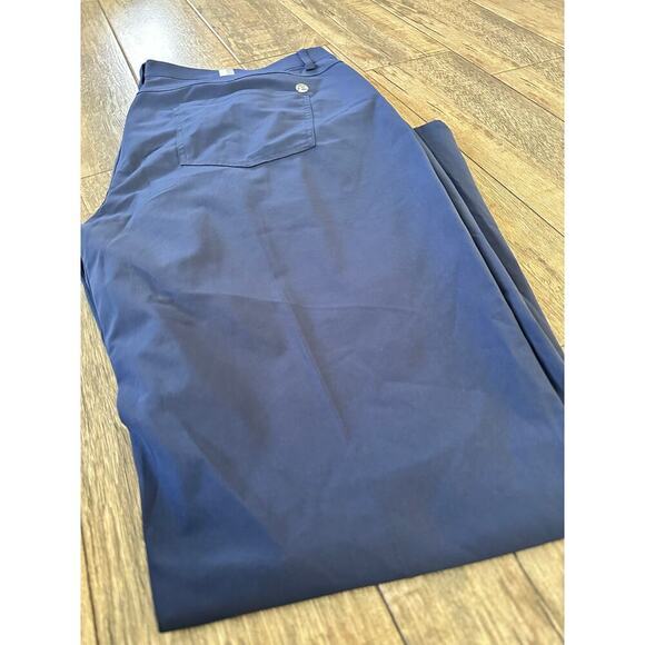 Rhoback Men's Navy Blue Performance Chino Pants Size 42X32 - Picture 6 of 11